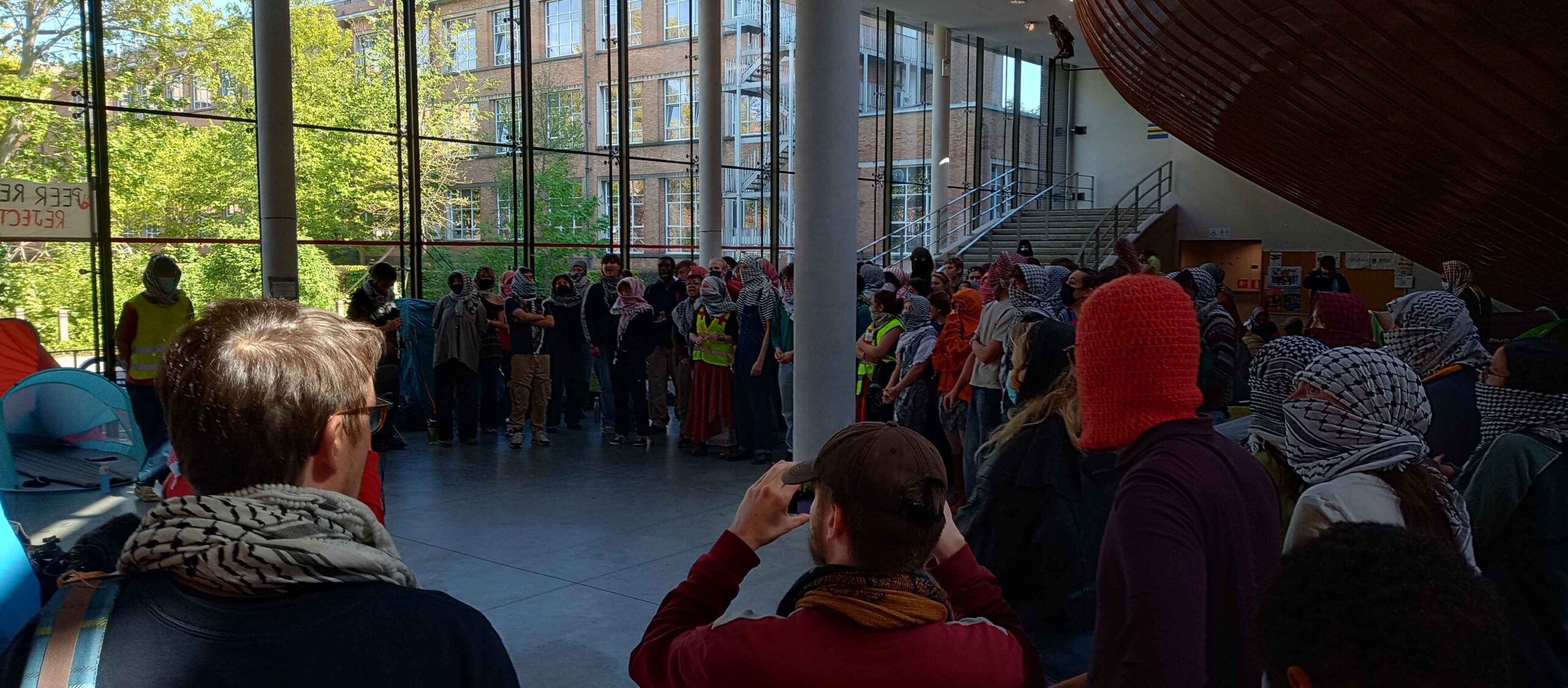 Pro-Palestijnse studenten bezetten campus Coupure